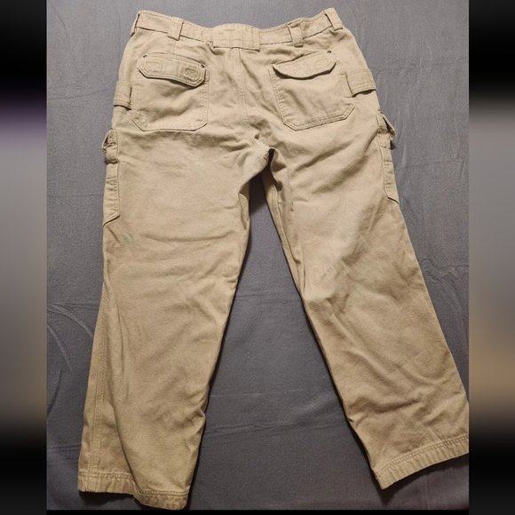 Duluth Trading Cargo Pants Size 42x32 Khaki - Picture 2 of 14